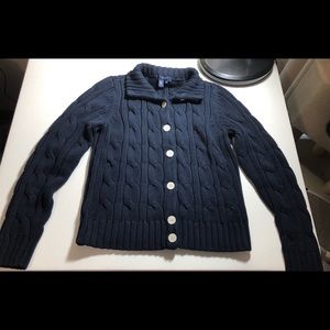 Women’s Blue Vintage Chaps Sweater Size Large